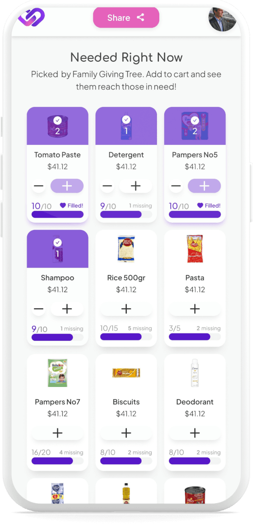 Pick Exactly What You Give